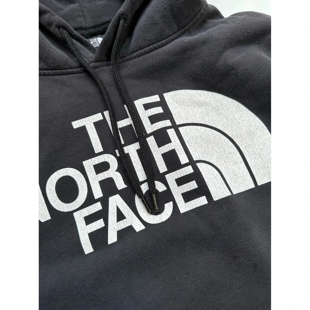 The North Face Hoodie Black Half Dome Logo Pullover‎ / Mens Large